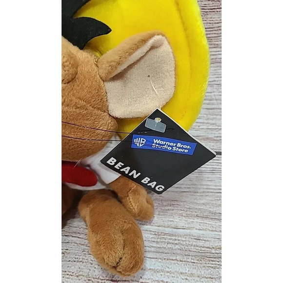 Vintage Warner Bros Plush Speedy Gonzalez Mouse Stuffed Animal Brown 9" 1998 - Picture 5 of 7